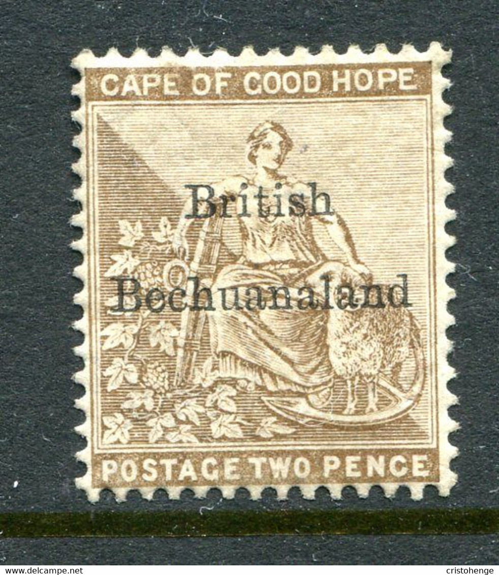 British Bechuanaland 1885-87 Cape Of Good Hope Overprints - 2d Pale Bistre HM (SG 6) - 1885-1895 Kronenkolonie