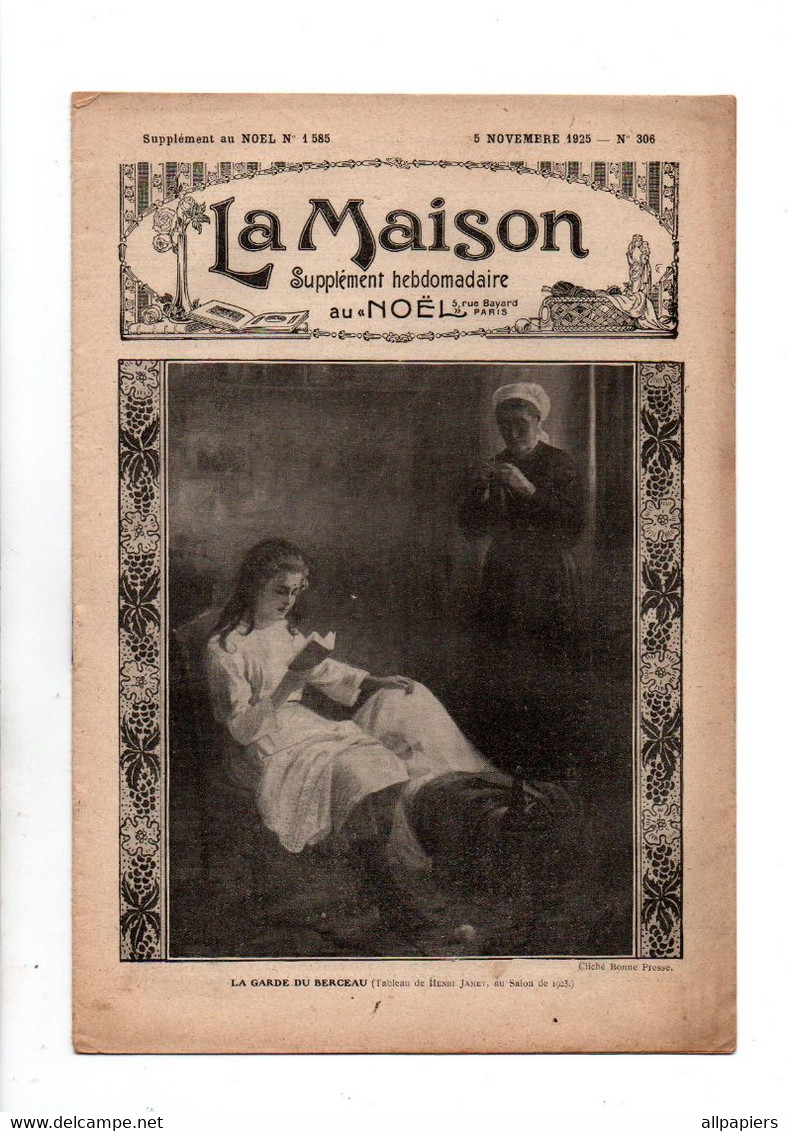 Supplément Hebdomadaire Au Noel N°1585 La Maison N°306 La Grande-Duchesse Marie-Adelaide De Luxembourg - Rubéole - 1900 - 1949