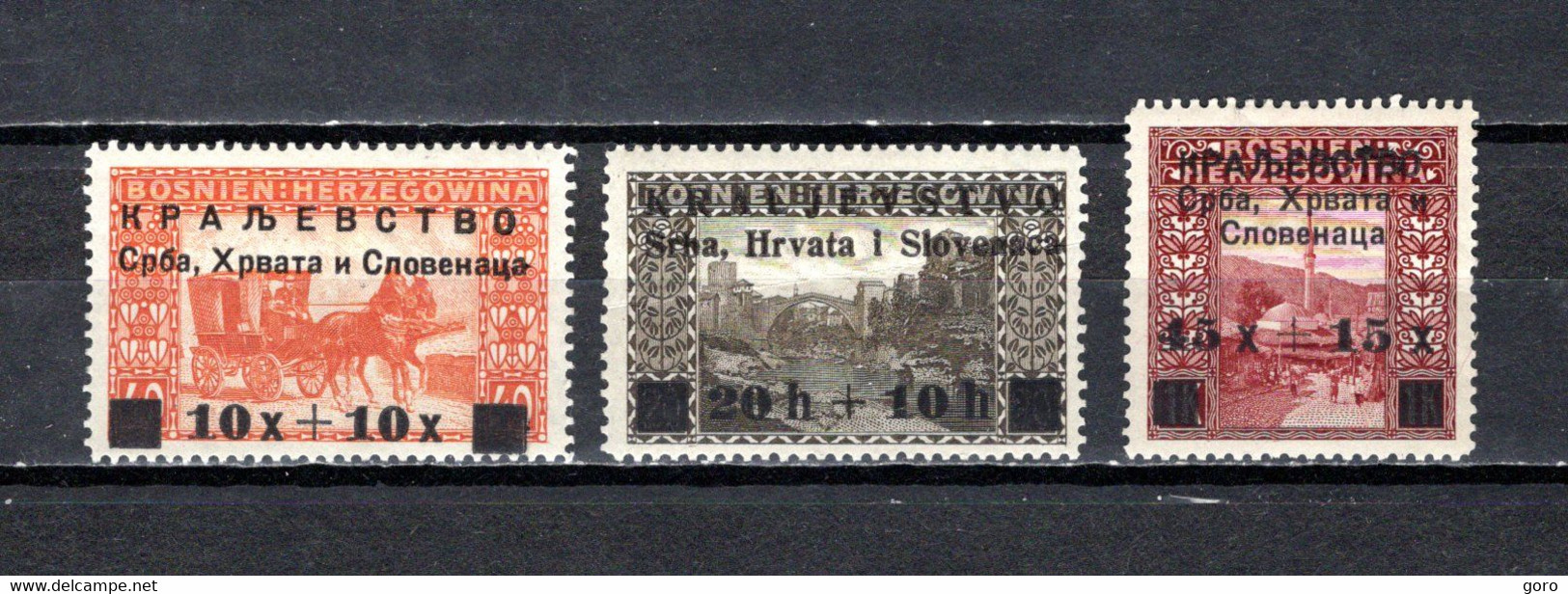 Yugoslavia  1919  .-  Y&T  Nº  105/107 - Oblitérés