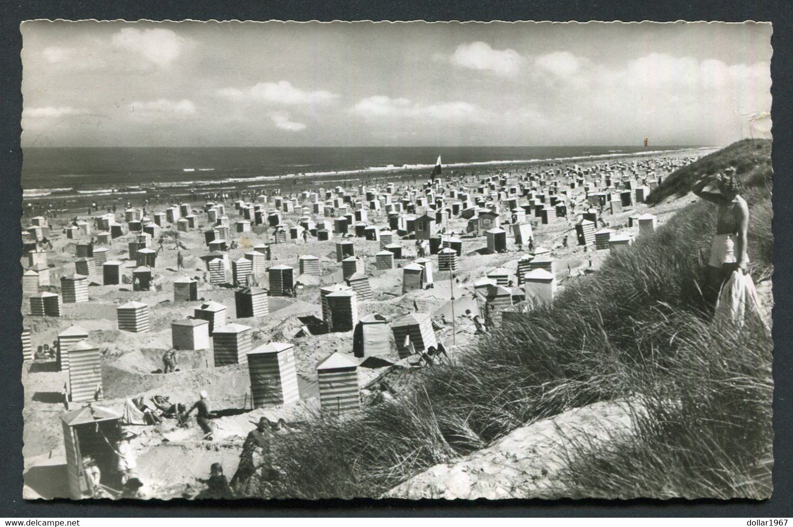 Nordseebad Juist V. 1959 Het Brede Strand , Nedersaksen. -  Used  2 Scans For Condition.(Originalscan !! ) - Juist