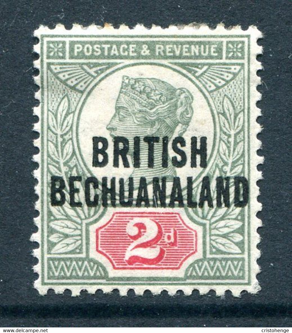 British Bechuanaland 1891-1904 Great Britain QV Overprints - 2d Grey-green & Carmine HM (SG 34) - 1885-1895 Kronenkolonie