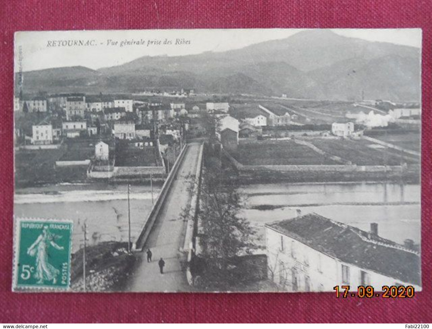 CPA - Retournac - Vue Générale Prise Des Ribes - Retournac