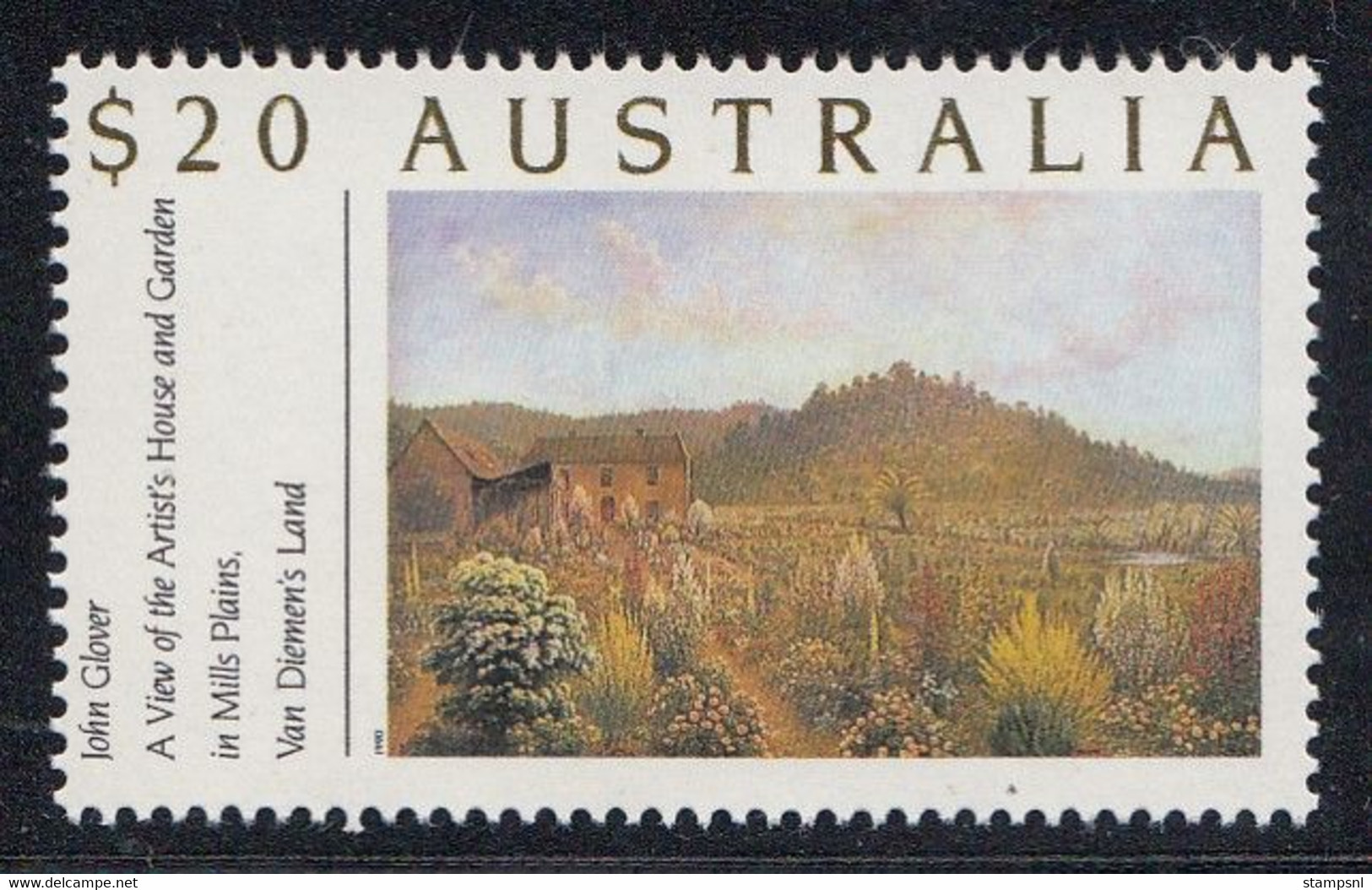 Australia - 1990 - John Glover $20 - MNH - Andere & Zonder Classificatie