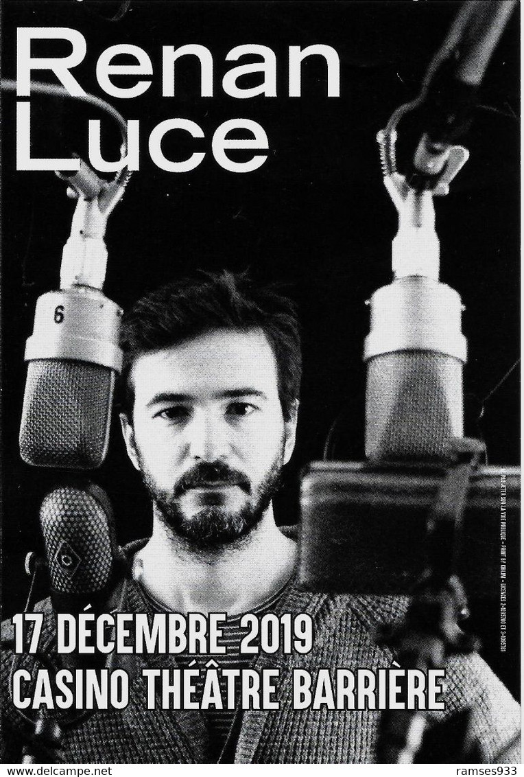 Flyer Du Concert De Stephan Eicher Et De Renan Luce - Advertising