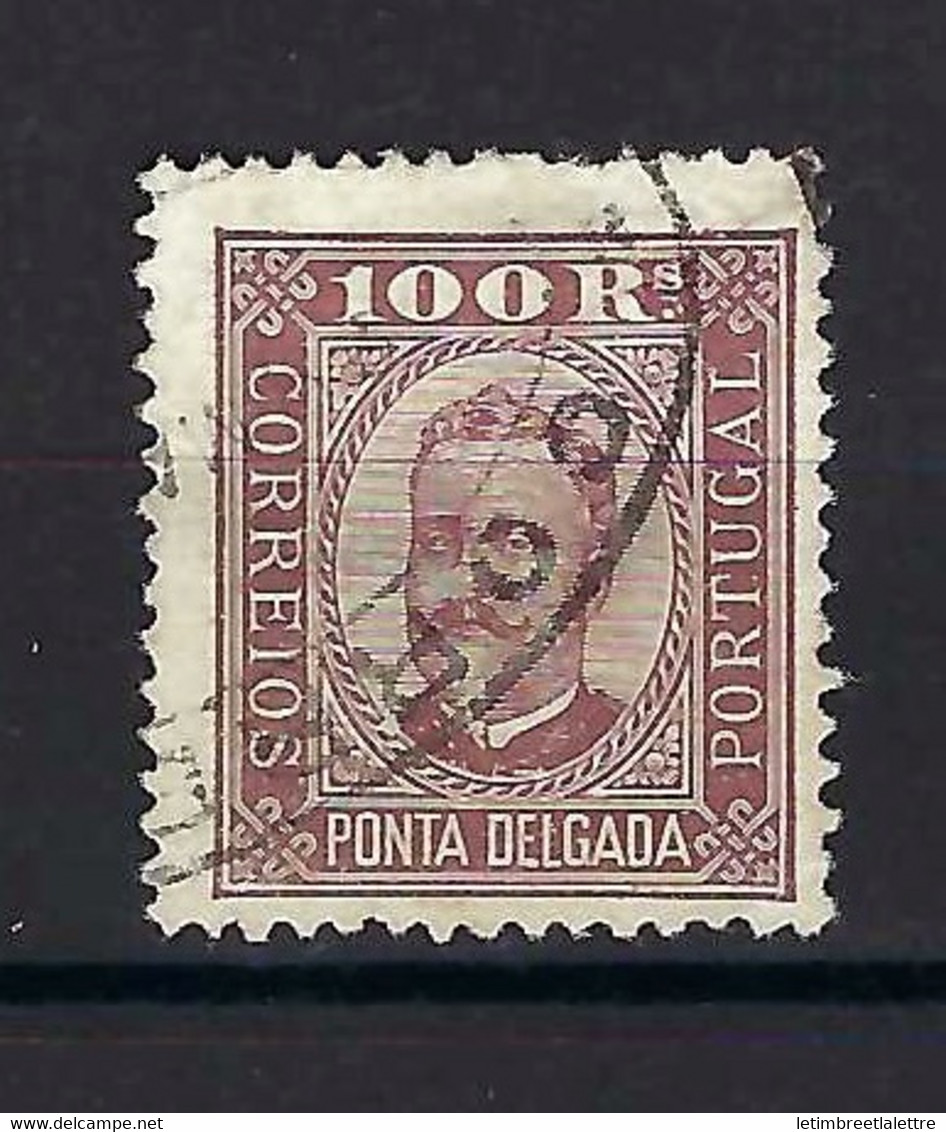 Ponta Delgada - Portugal - YT N° 9 - Oblitéré - 1892 - Other & Unclassified