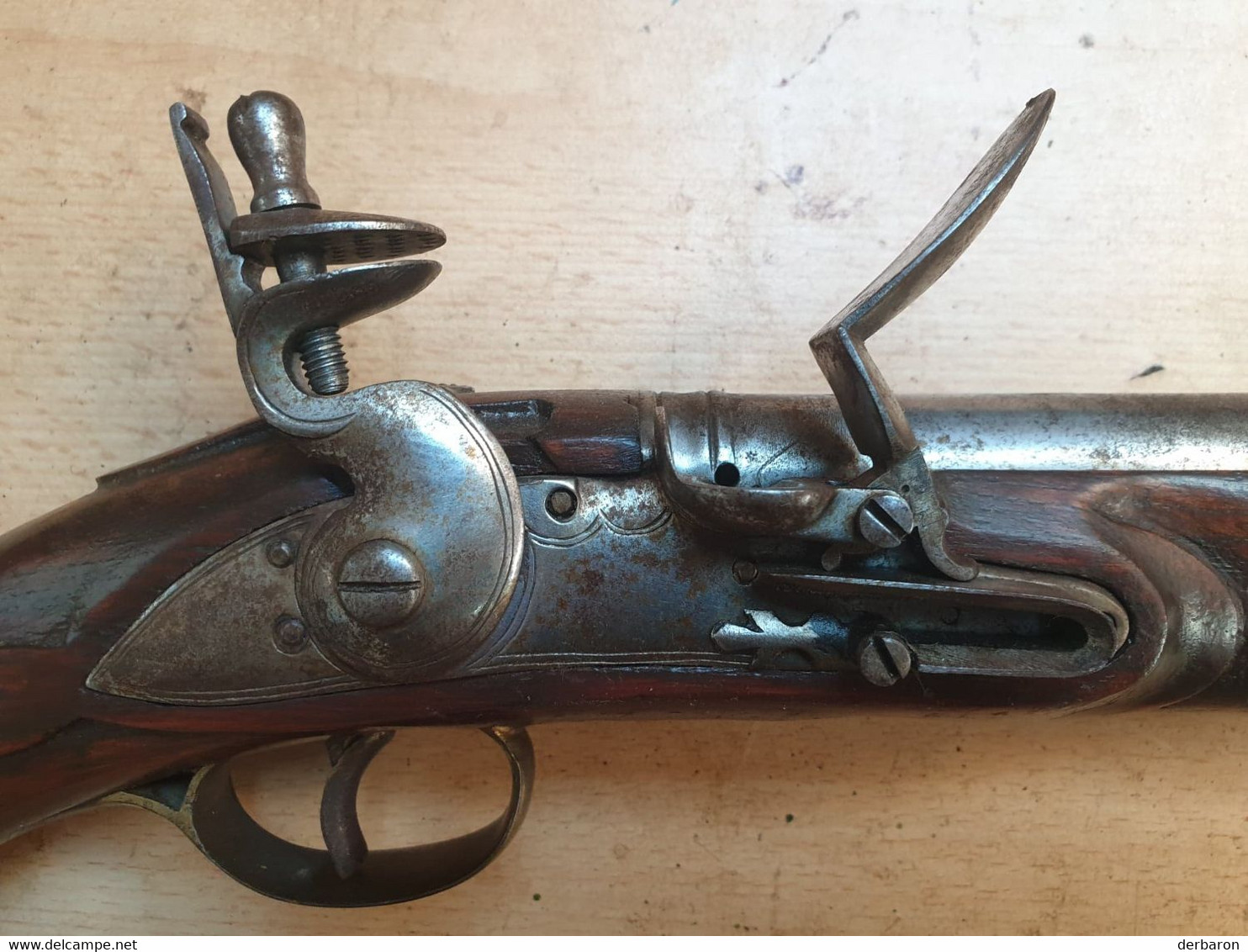 Copie De Pistolet à Silex Allemand 18 ème. - Decorative Weapons