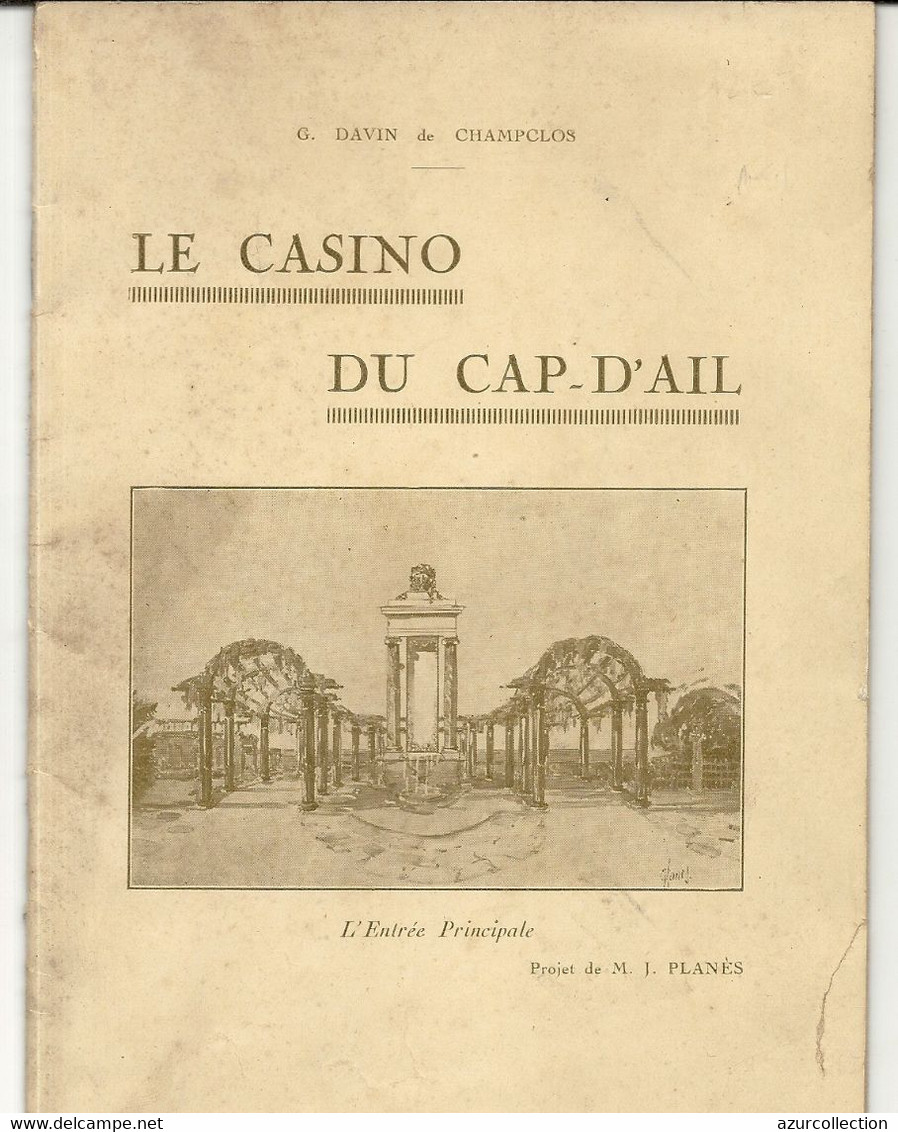 LE CASINO DU CAP D'AIL . 16 PAGES - Pubblicitari