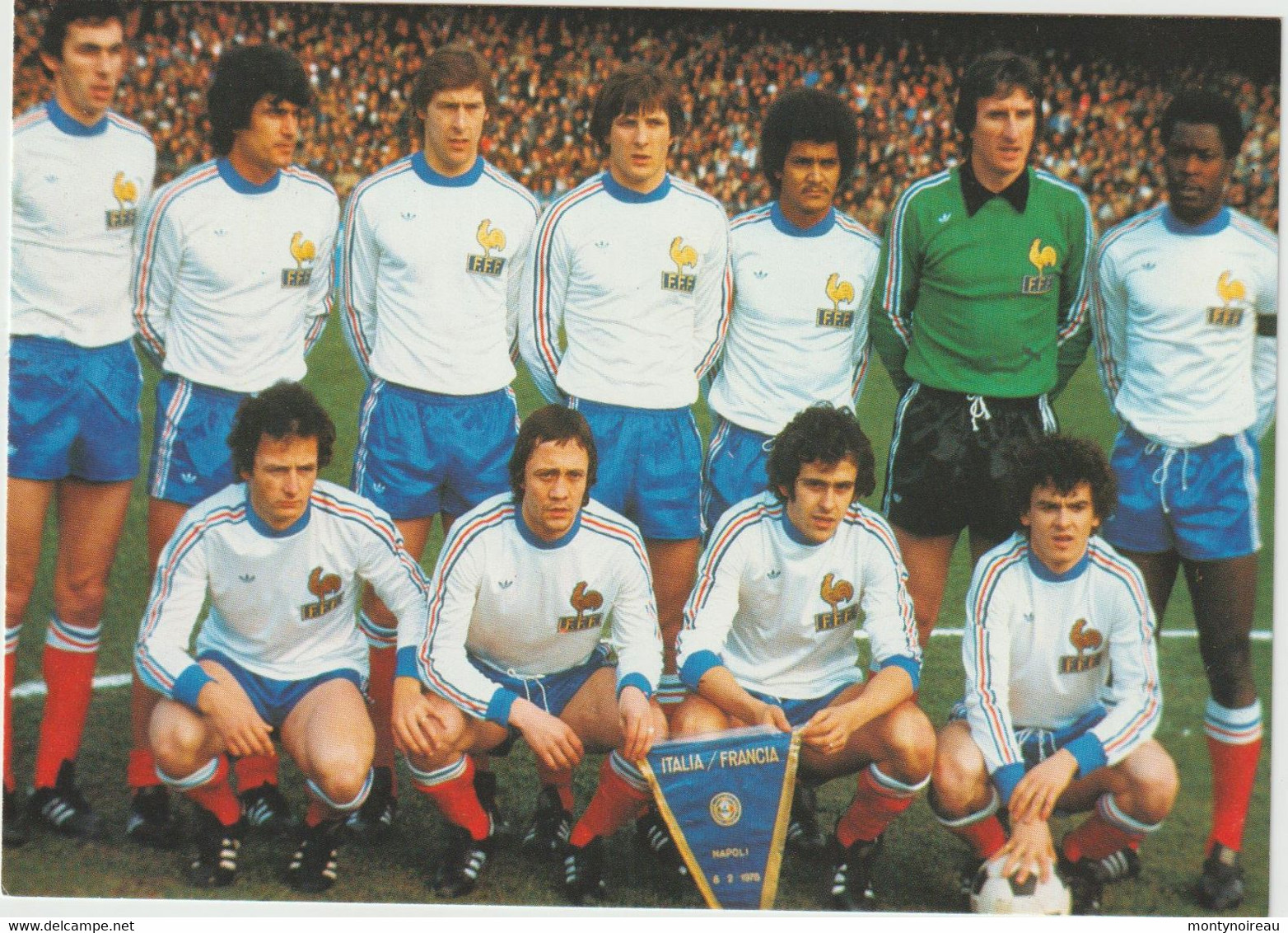 Sport : Football , World Cup 1978 :france ( Bossis,rio,bathenay,janvion,rey,platini,lacombe,dalger,rouyer......) - Fussball