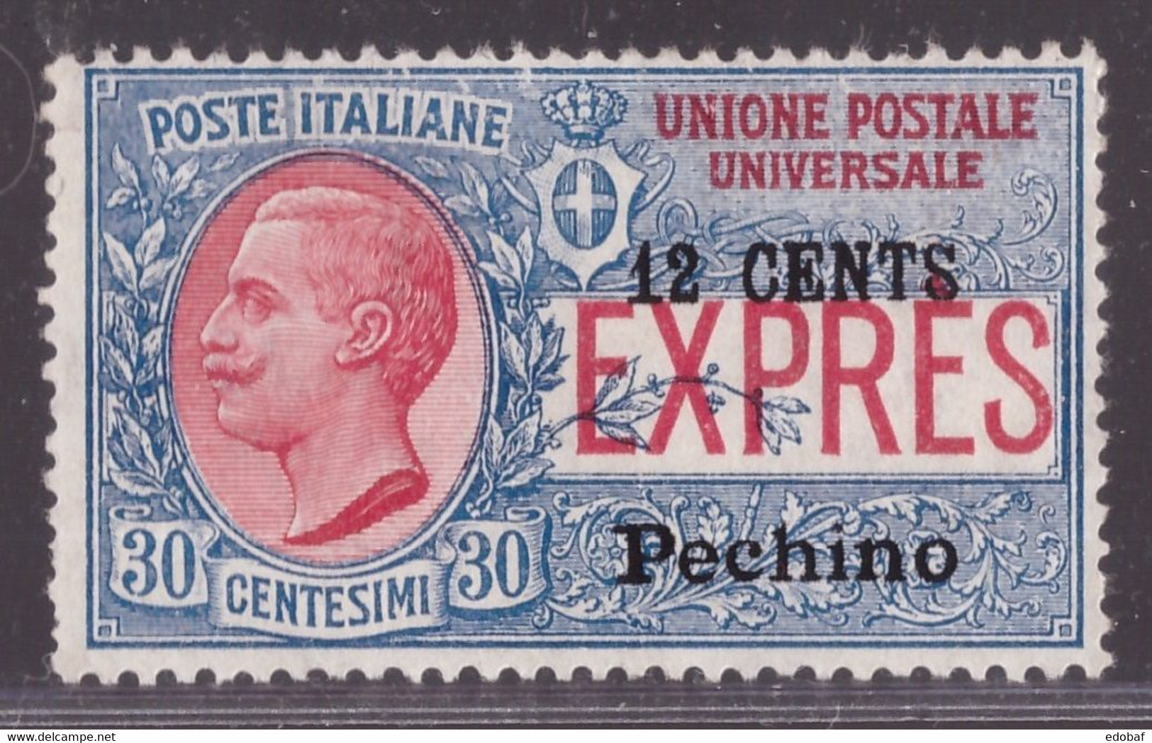 Ufficio Postale Di Pechino, Espresso 12 Centesimi Su 30 Del 1918 Nuovo **    -CW26 - Pekin