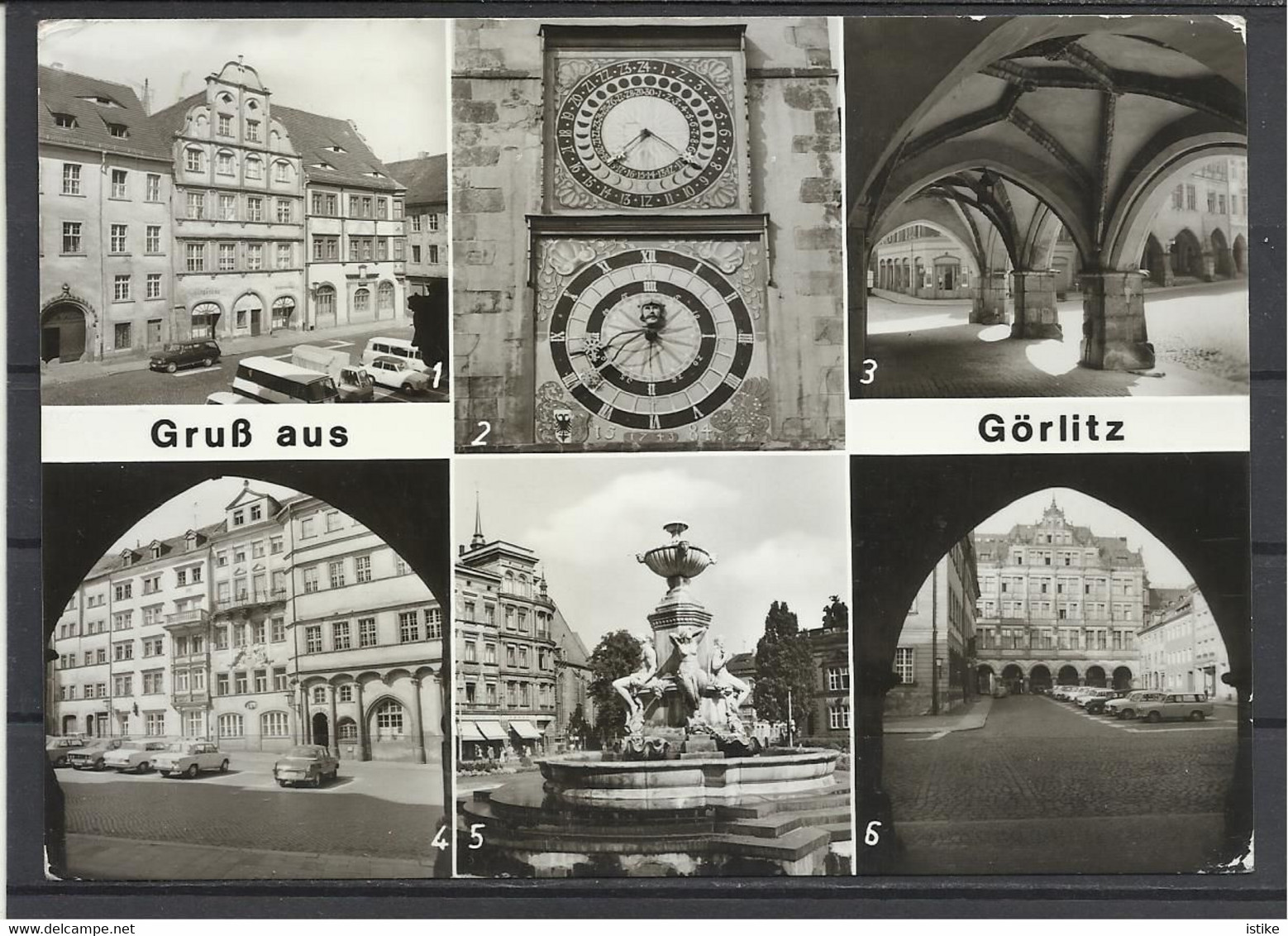 Germany, Görlitz(Goerlitz), Multi View With Kunstuhr, 1980. - Goerlitz