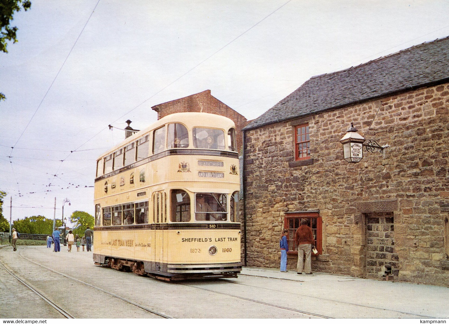 Tram/Strassenbahn Sheffield Tram 510,Tramway Museum,Crich,Matlock,Derbyshire, Ungelaufen - Tram