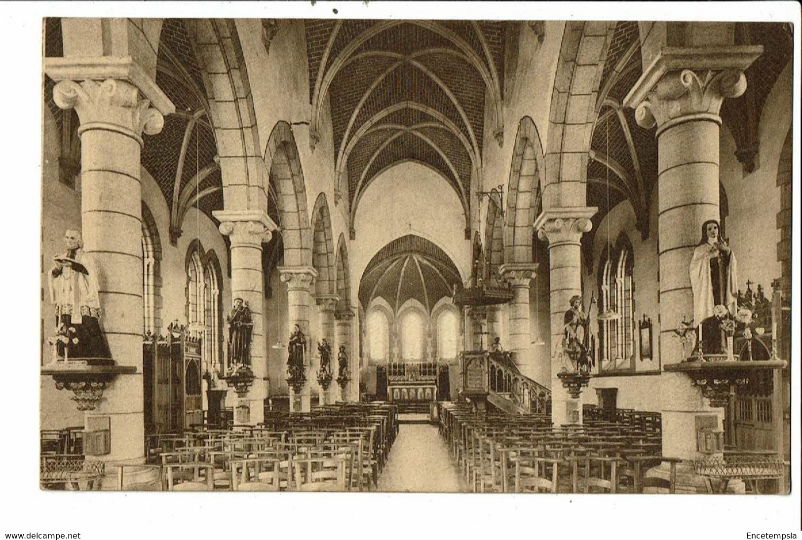 CPA-Carte Postale-Belgique-Espierres Intérieur De L'église-1934 VM21620dg - Spiere-Helkijn
