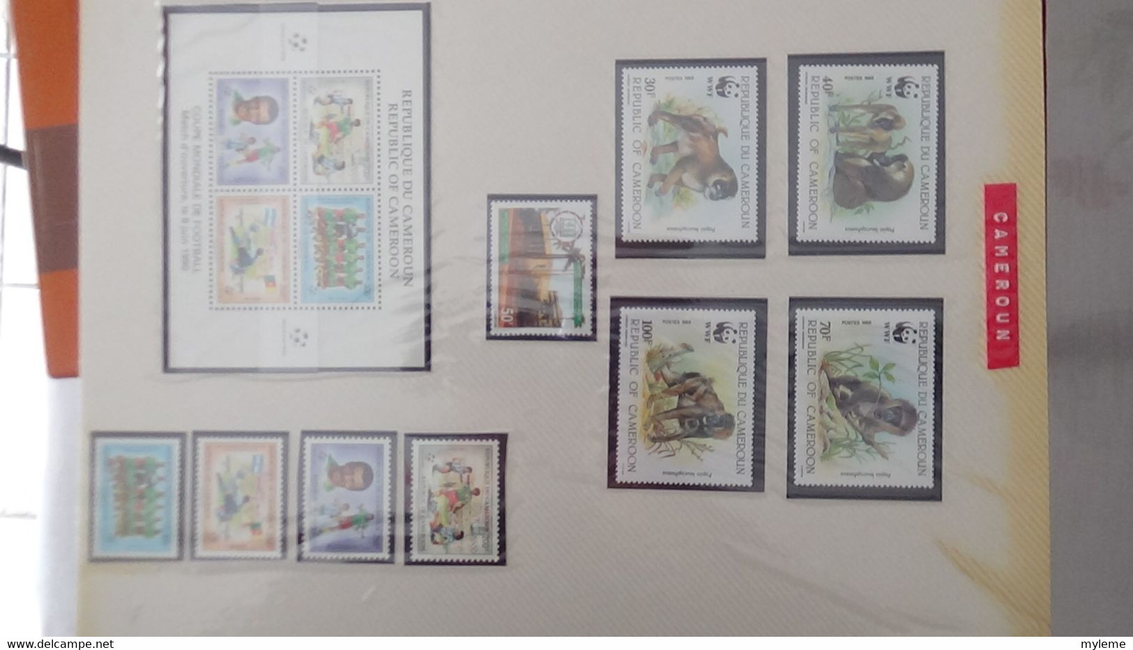 L21 Très belle collection Afrique dont Benin, Cameroun, Centrafrique et Comores en timbres et blocs ** A saisir !!!