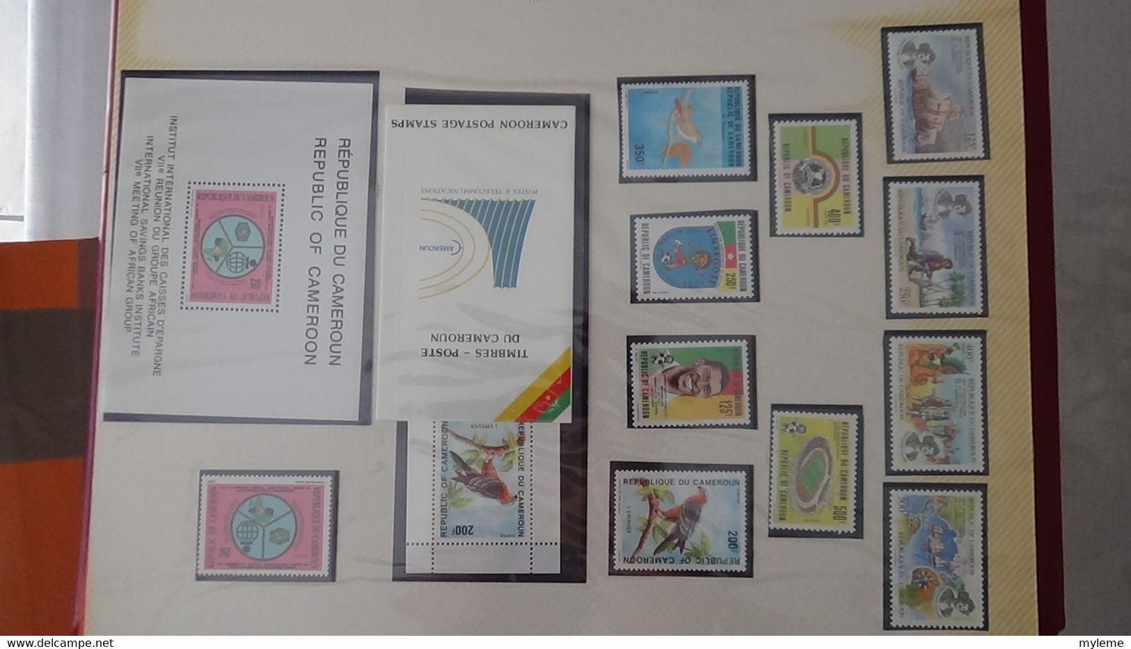 L21 Très belle collection Afrique dont Benin, Cameroun, Centrafrique et Comores en timbres et blocs ** A saisir !!!