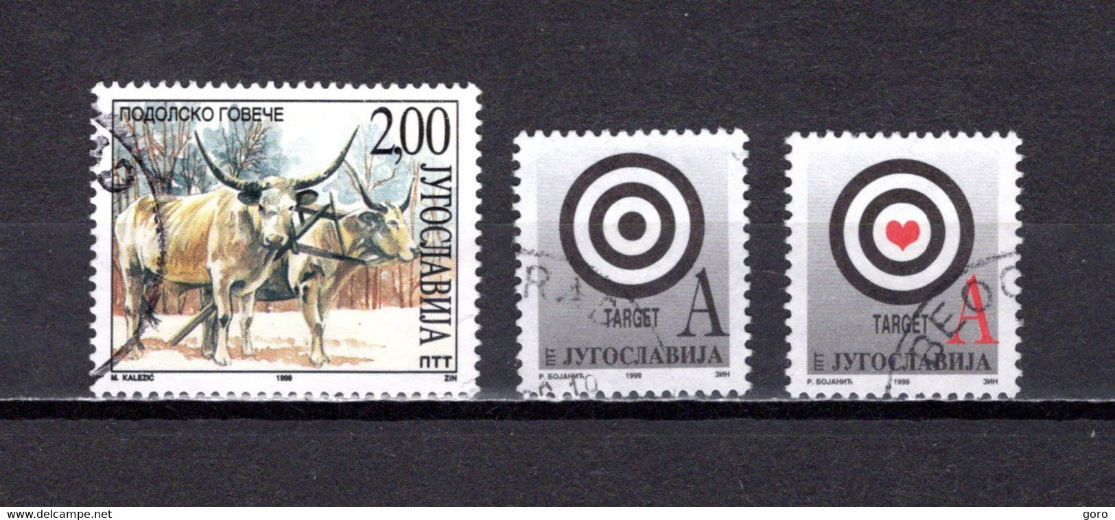 Yugoslavia  1999  .-  Y&T  Nº  2757-2762/63 - Oblitérés