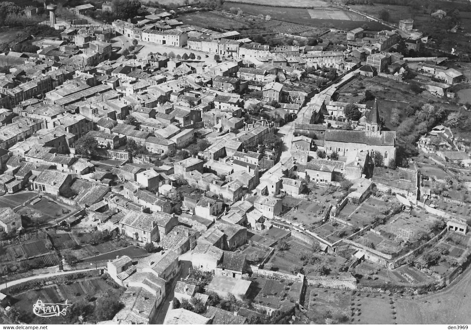 CHAMPDENIERS - Vue Aérienne - Cliché Ray. Delvert, Villeneuve-sur-Lot, Agen - Champdeniers Saint Denis