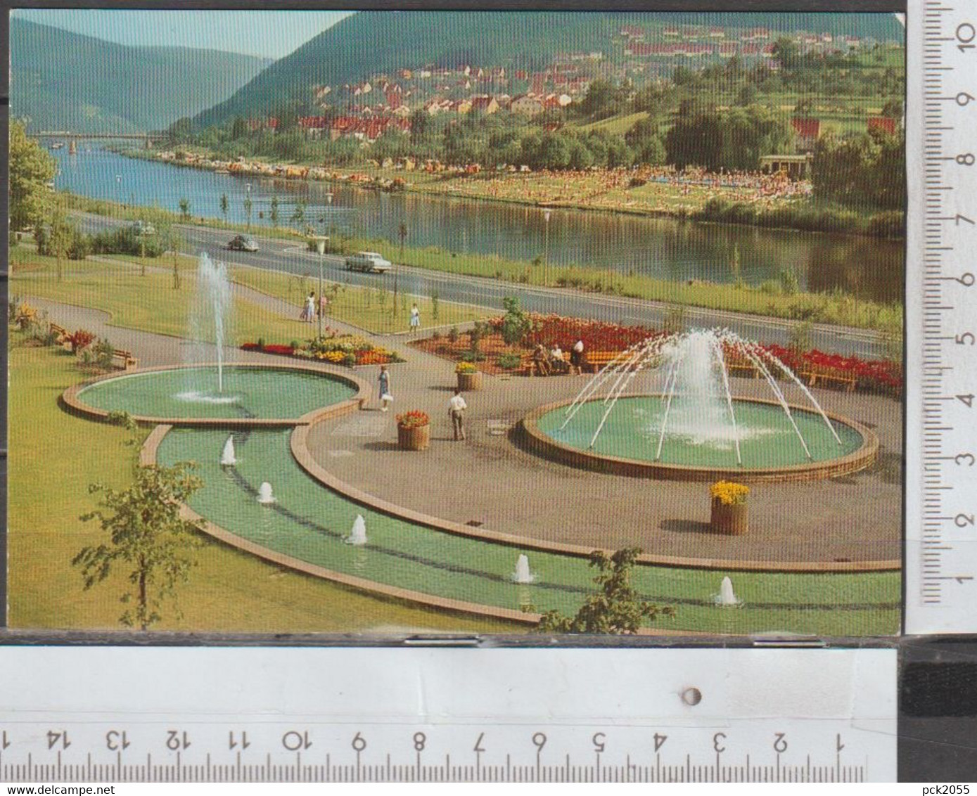 Eberbach/N. Wasserspiele Gelaufen 1970 ( AK 1590) - Eberbach