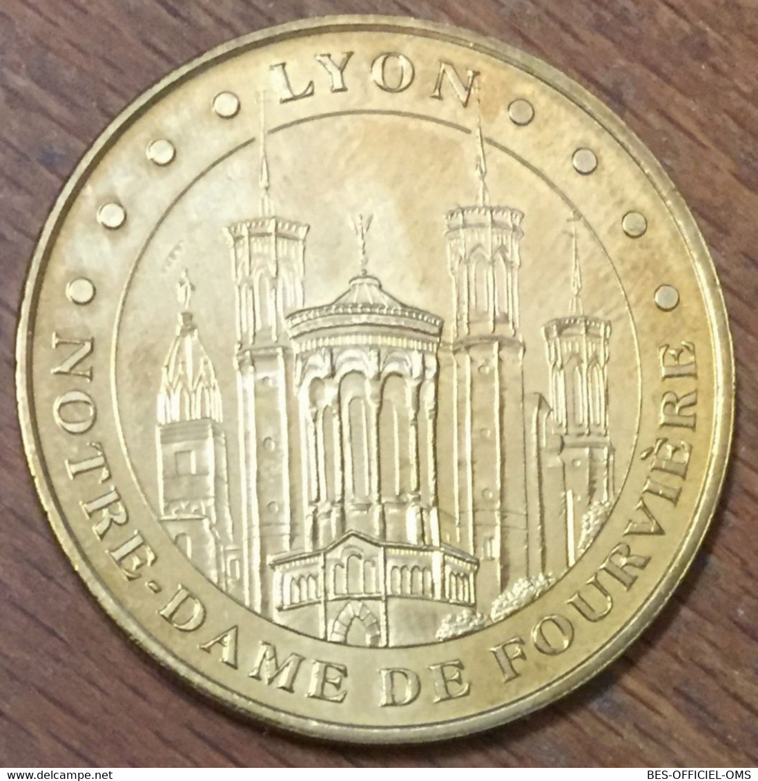 69 LYON NOTRE-DAME DE FOURVIÈRE MDP 2012 MÉDAILLE SOUVENIR MONNAIE DE PARIS JETON TOURISTIQUE MEDALS COINS TOKENS - 2012