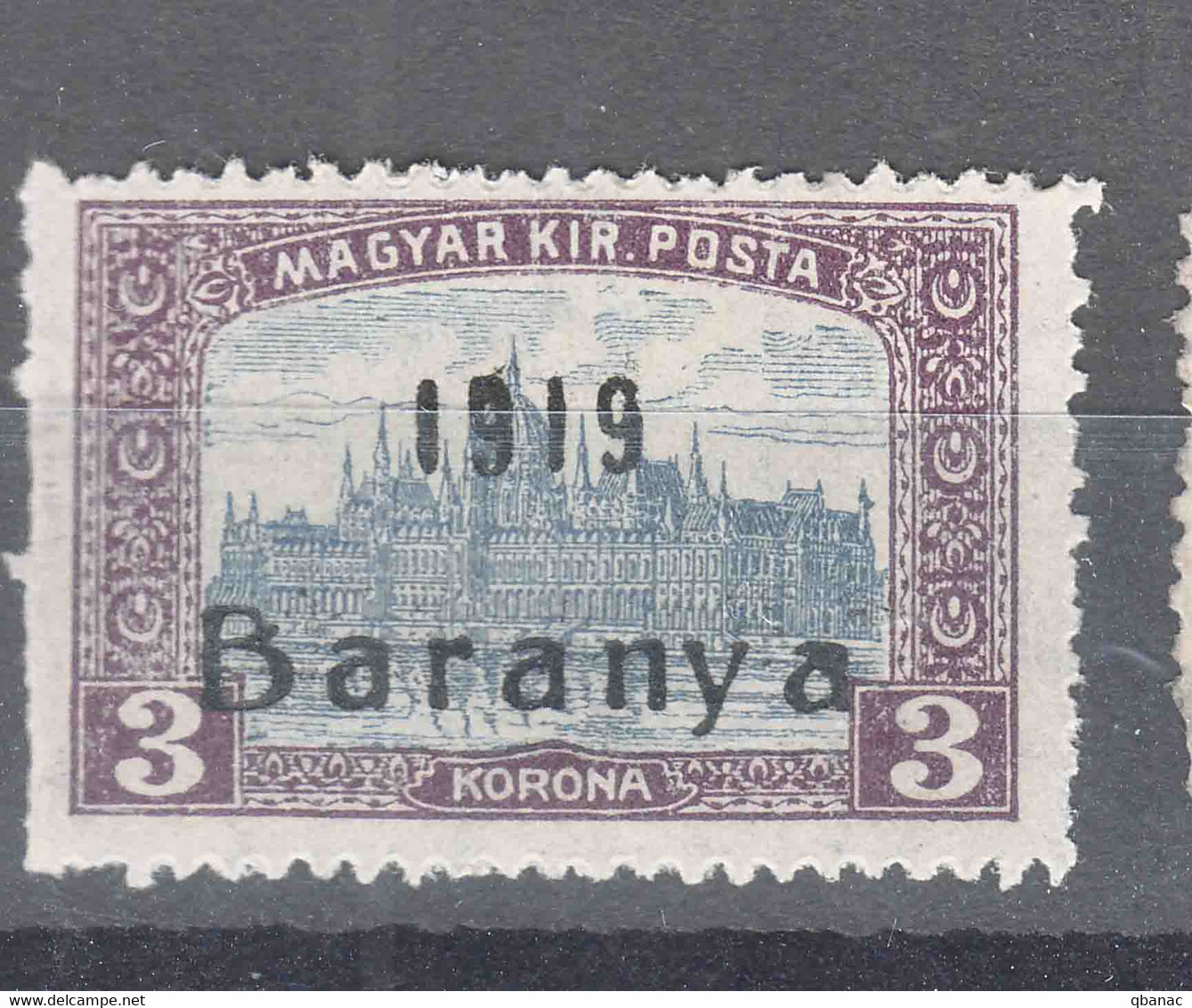 Hungary Baranya 1919 Mi#32 Mint Hinged - Baranya