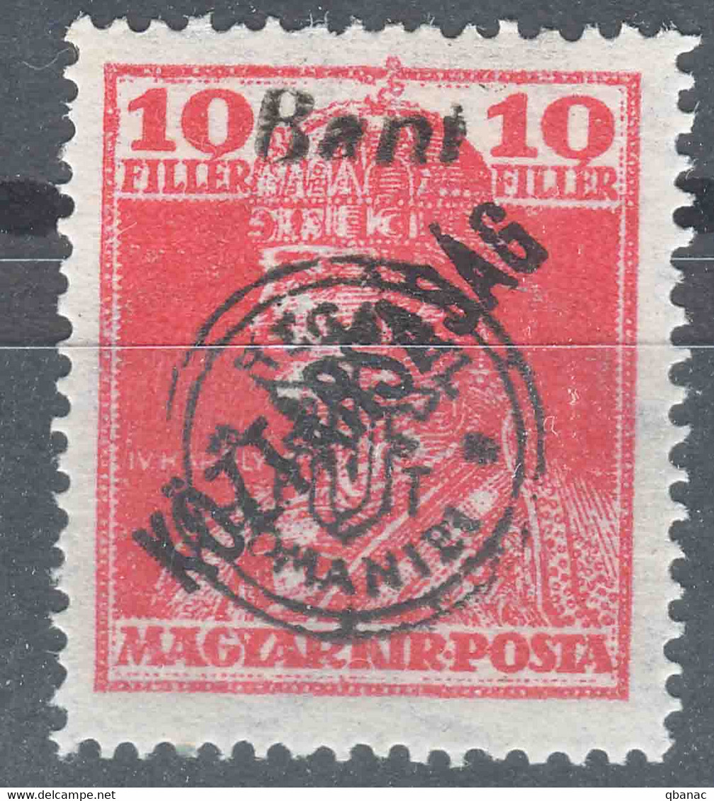 Romania Overprint On Hungary Stamps Occupation Transylvania 1919 Mi#61 Mint Hinged - Transylvanie
