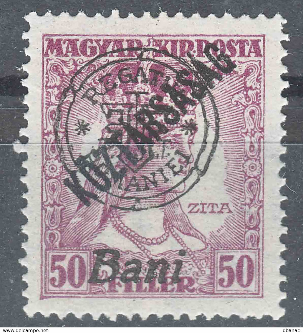 Romania Overprint On Hungary Stamps Occupation Transylvania 1919 Mi#64 Mint Hinged - Transylvania