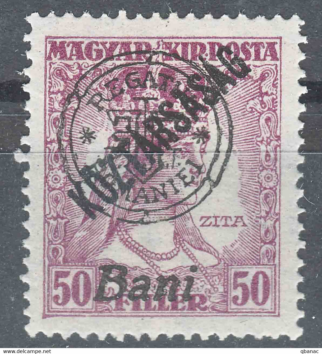 Romania Overprint On Hungary Stamps Occupation Transylvania 1919 Mi#64 Mint Hinged - Transylvanie