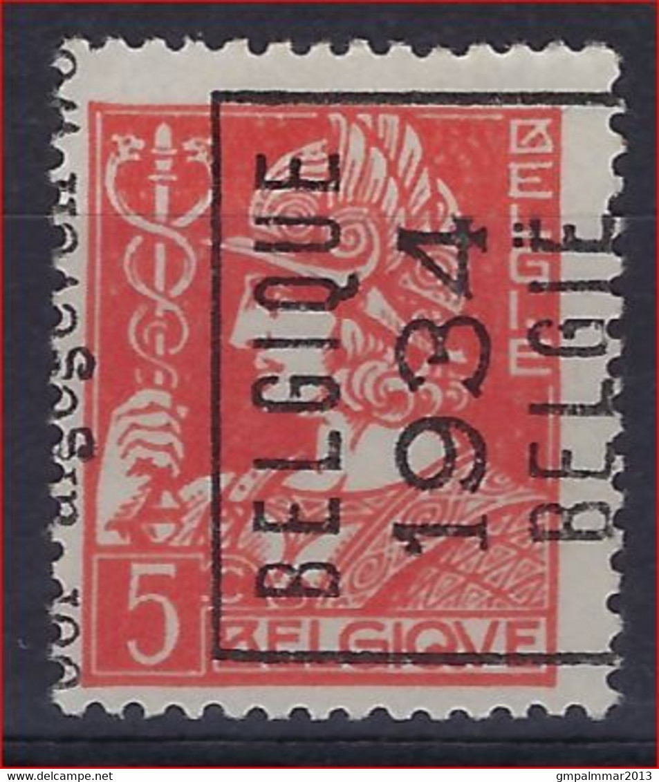 KANTDRUK  TYPO Voorafgestempeld Nr. 278 E Positie A BELGIQUE 1934 BELGIE  ;  staat Zie Scan ! - Typografisch 1932-36 (Ceres En Mercurius)