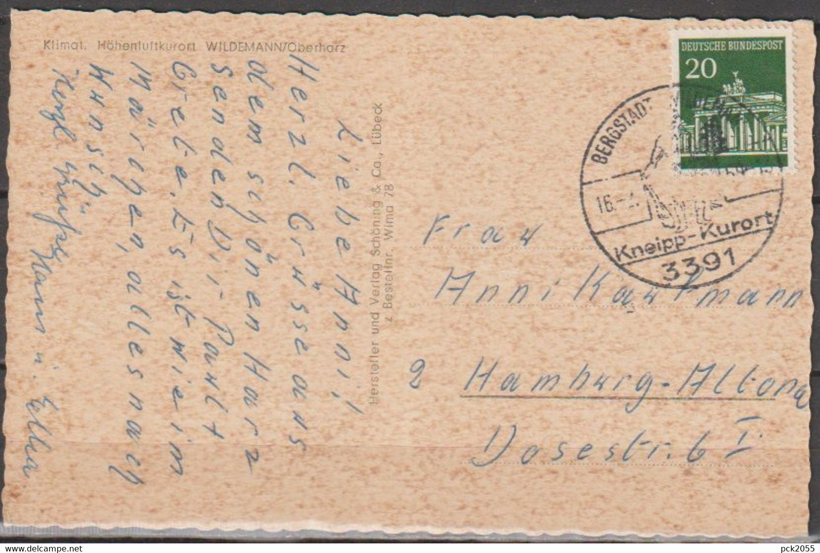 Wildemann/ Harz Winter Gelaufen 1969 ( AK 1593 ) - Meppen