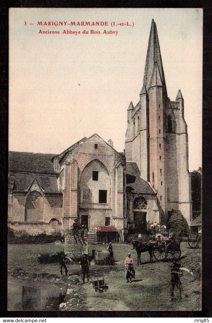 CPA  --  MARIGNY MARMANDE ANCIENNE ABBAYE DU BOIS AUBRY . VUE RARE . 540.F** - Other & Unclassified