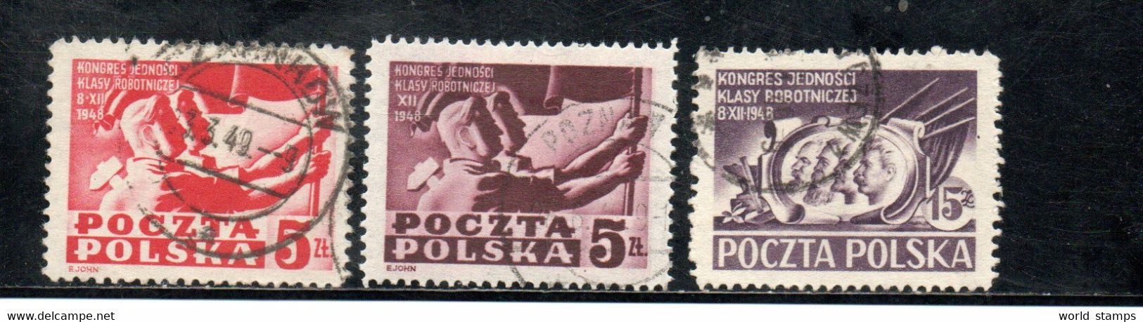 POLOGNE 1948 O - Gebraucht