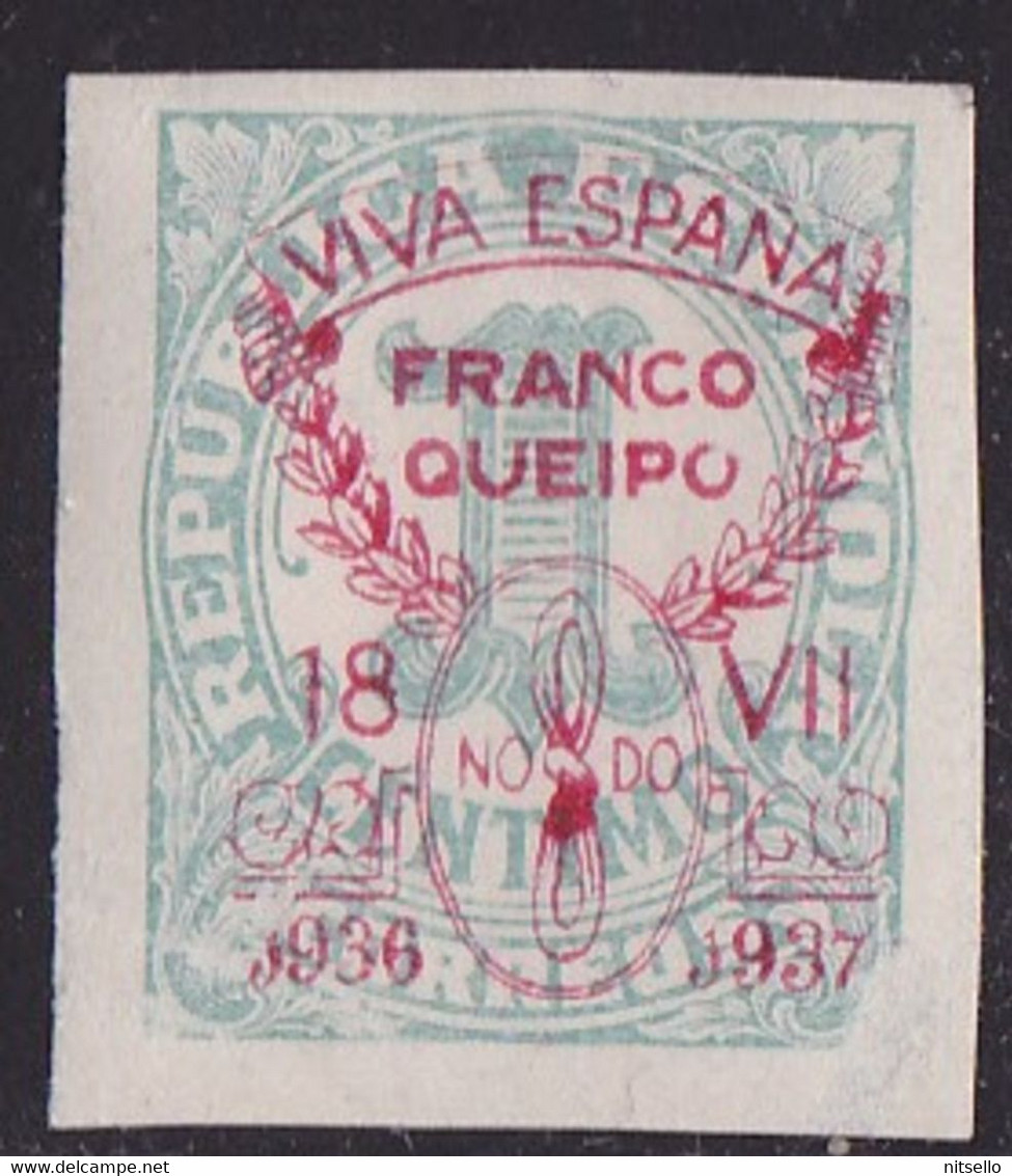 LOTE 2112A  //  (C061) ESPAÑA PATRIOTICOS - NACIONALISTAS  --  EDIFIL Nº: 31**MNH - Emissions Nationalistes