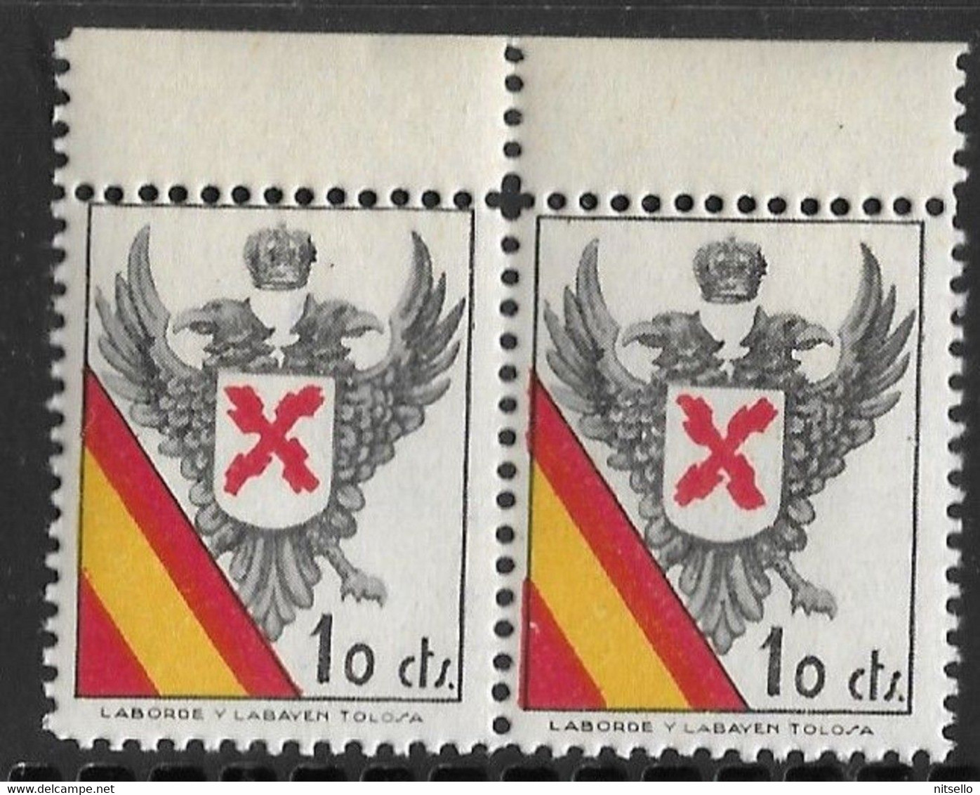 LOTE 2112A //  (C060) ESPAÑA PATRIOTICOS - Requetes Allepuz Nr. 12 **MNH - Emisiones Repúblicanas