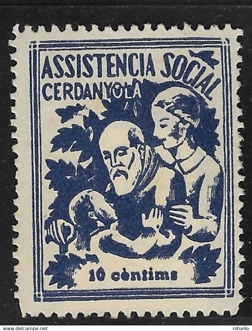 LOTE 2112A  //  (C160) ESPAÑA PATRIOTICOS -  EMISIONES REPUBLICANAS  CERDAYOLA  - EDIFIL Nº: 2 NSG - Emissions Républicaines