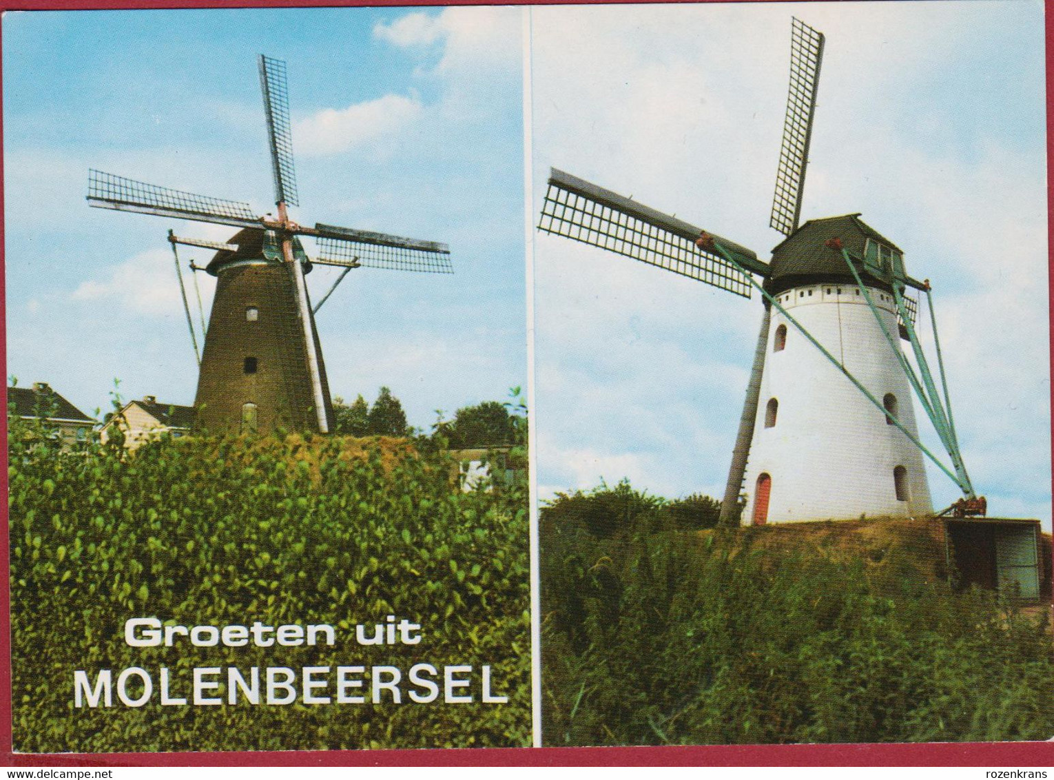 Groeten Uit Molenbeersel Kinrooi Zorgvlietmolen Keijersmolen, Windmolen Windmill Moulin A Vent - Kinrooi