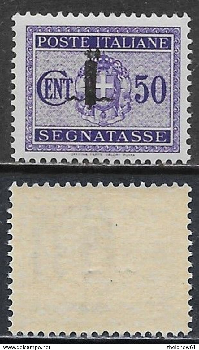 Italia Italy 1944 RSI Segnatasse Fascio C50 Sa N.S66 Nuovo Integro MNH ** - Portomarken