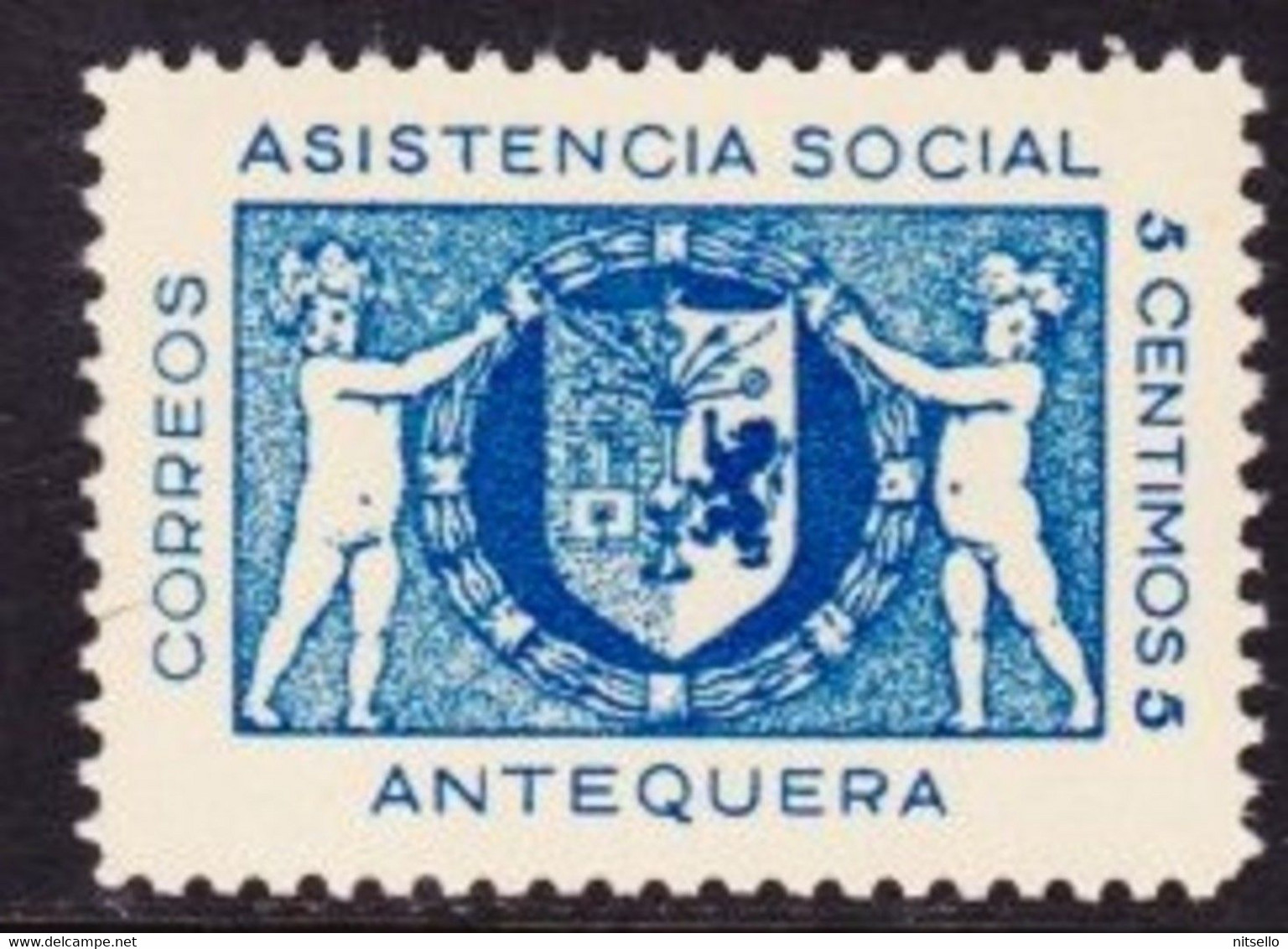 LOTE 2112A  //  (C060) ESPAÑA PATRIOTICOS -  EMISIONES REPUBLICANAS  ANTEQUERA  - EDIFIL Nº:4**MNH - Republican Issues