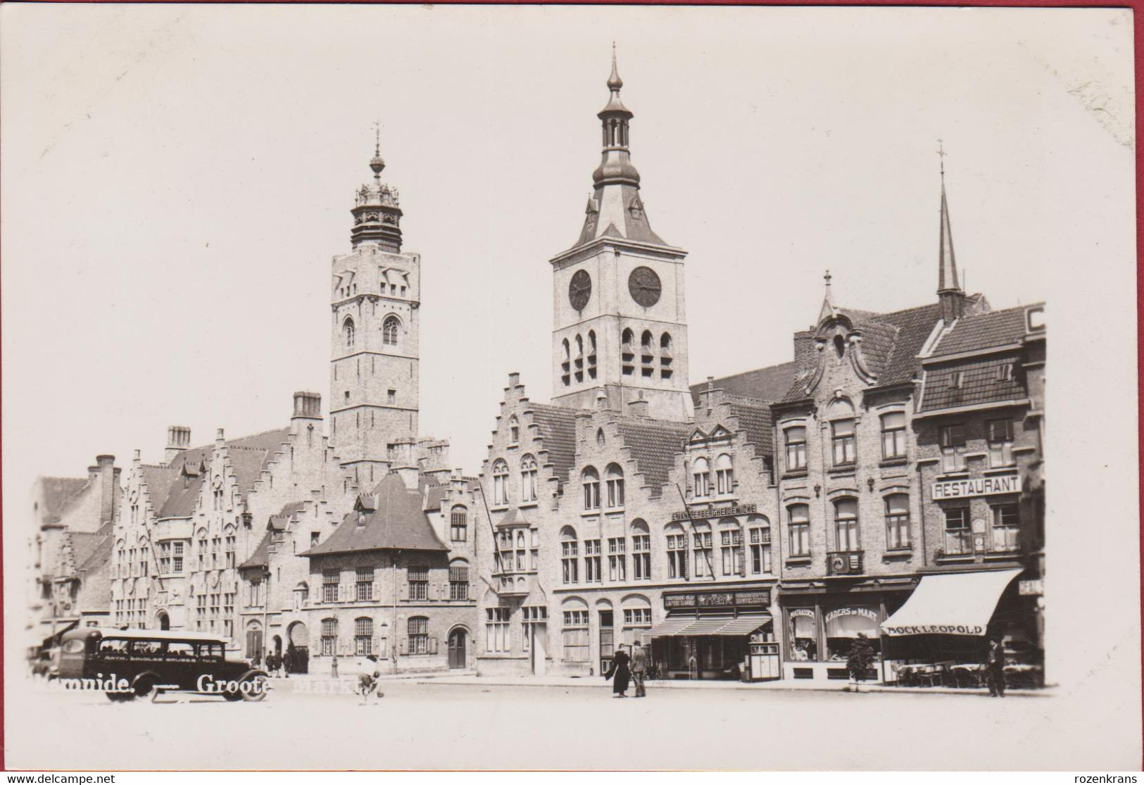 Fotokaart Diksmuide Grote Groote Markt - Diksmuide