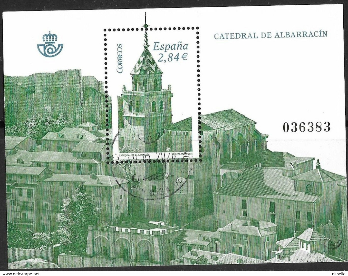 LOTE 2112 //  (C280)  ESPAÑA 2011 - CATEDRAL DE ALBARRACIN - Used Stamps