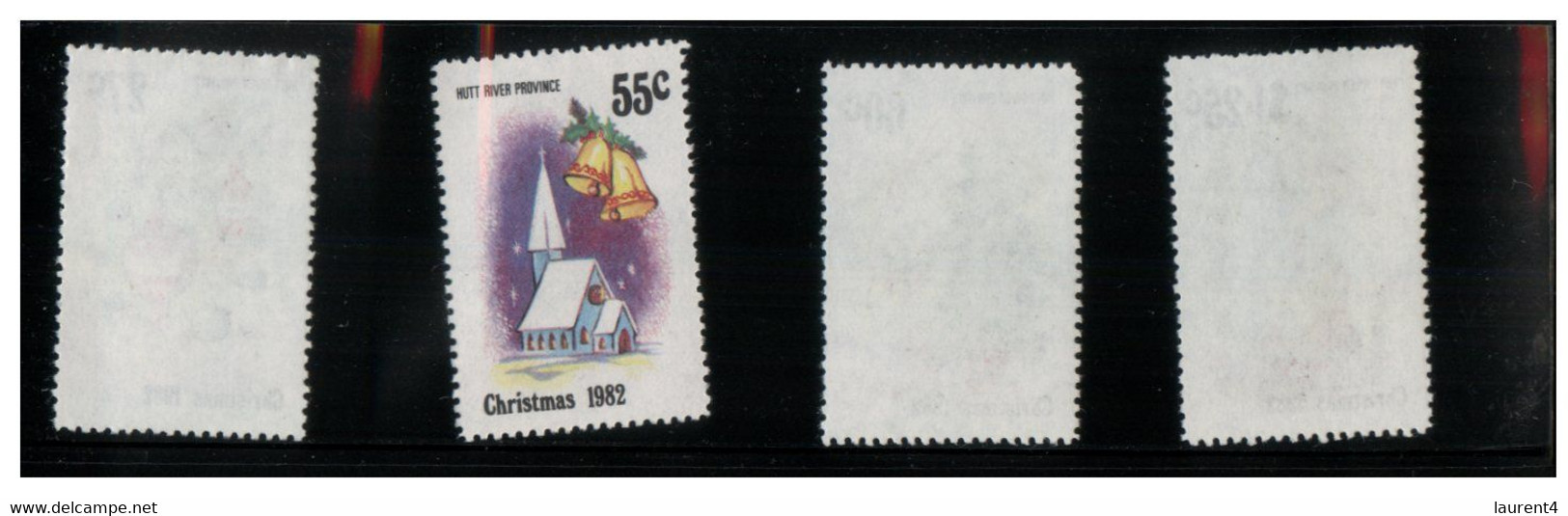 (O 17) Australia - Hutt River Province Cinderella Stamps (micro State) 1982 Christmas (4 Stamps) - Abarten Und Kuriositäten