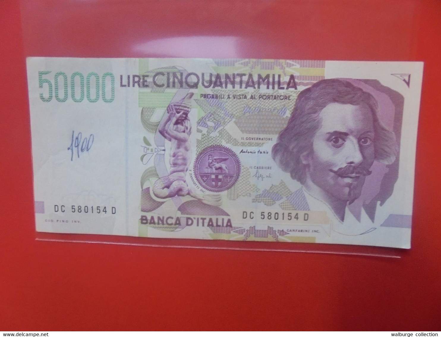 ITALIE 50.000 LIRE 1992 Circuler - 50000 Lire