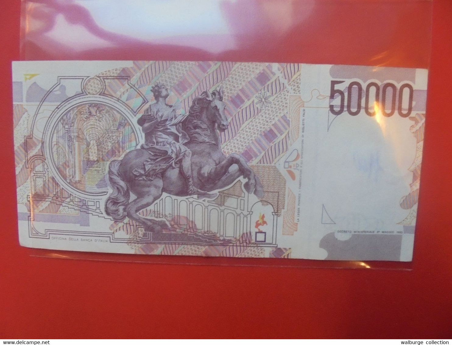 ITALIE 50.000 LIRE 1992 Circuler - 50000 Lire