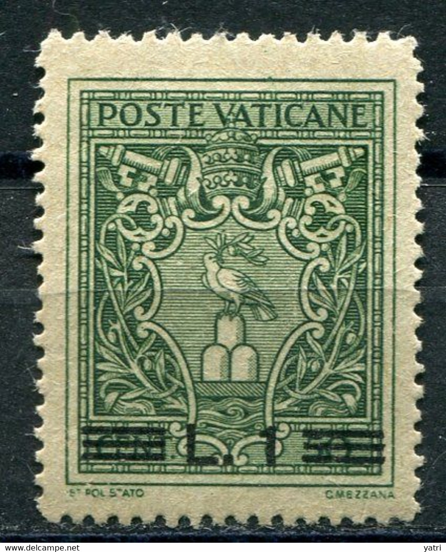 Vaticano (1945 - Medaglioncini Sass. 104 * - Ungebraucht