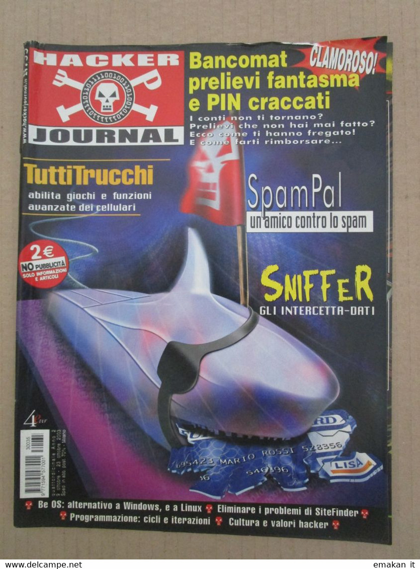 # HACKER JOURNAL N 35 MOLTI ALTRI NUMERI DISPONIBILI - Mode