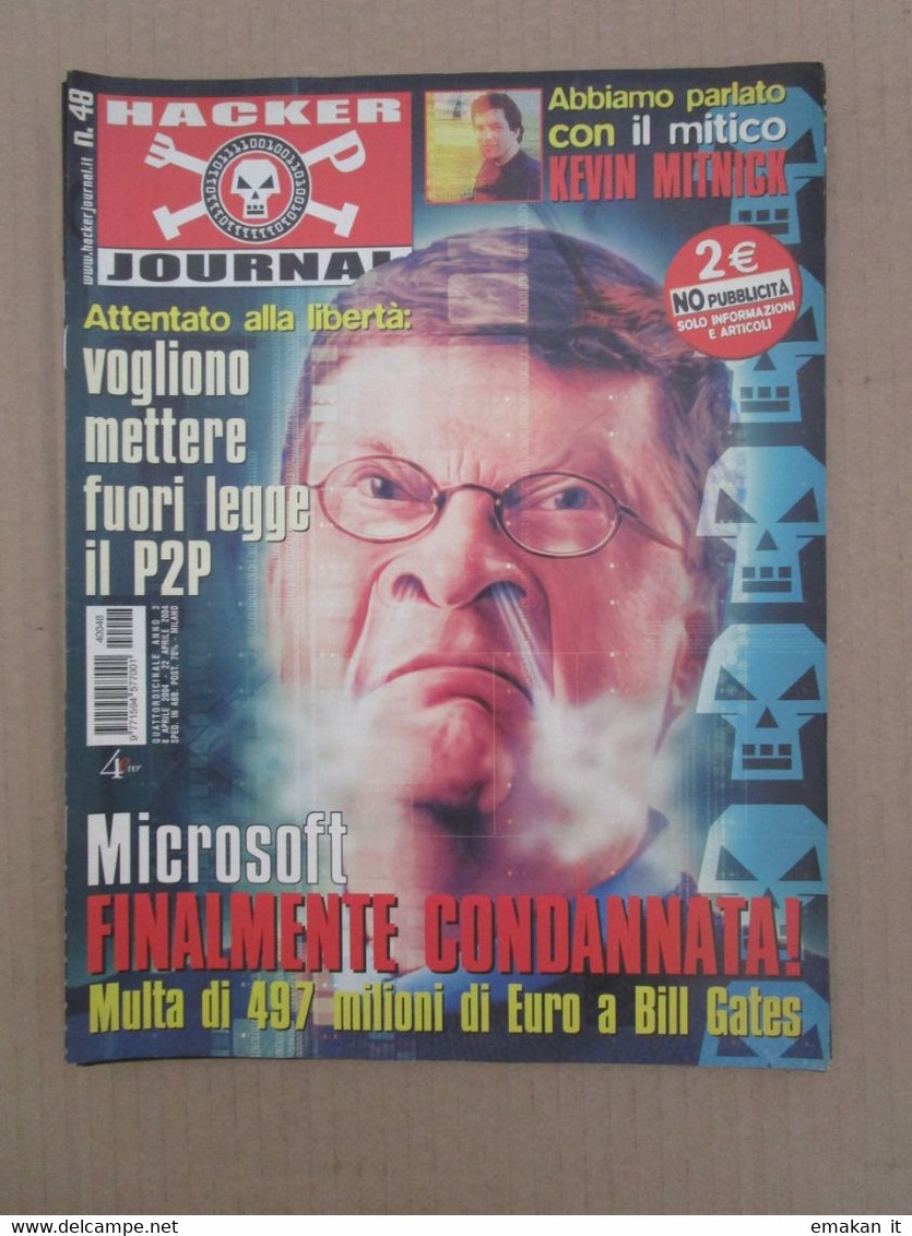 # HACKER JOURNAL N 48 MOLTI ALTRI NUMERI DISPONIBILI - Mode