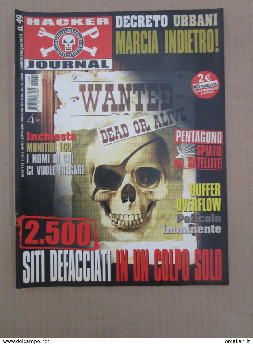 # HACKER JOURNAL N 49 MOLTI ALTRI NUMERI DISPONIBILI - Fashion