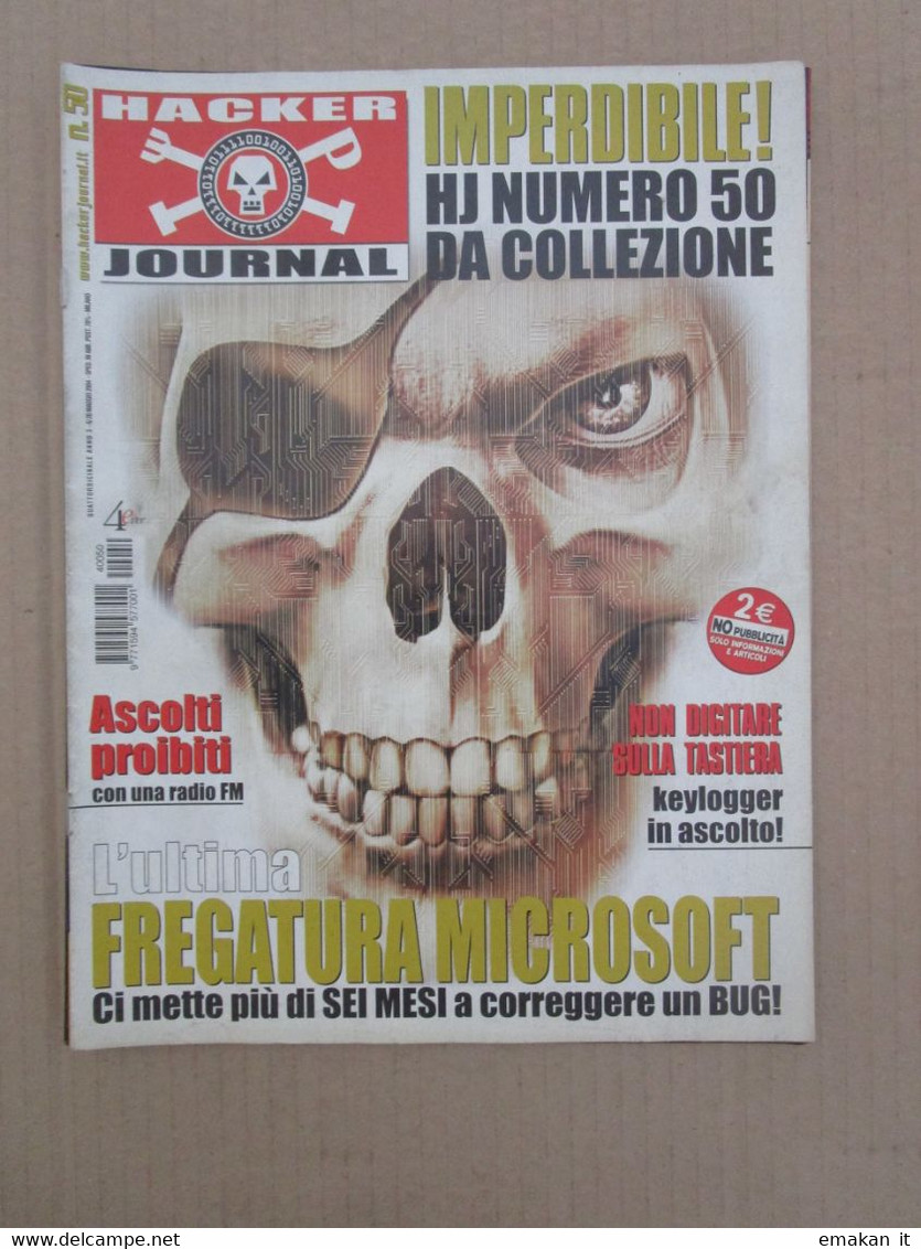 # HACKER JOURNAL N 50 MOLTI ALTRI NUMERI DISPONIBILI - Mode