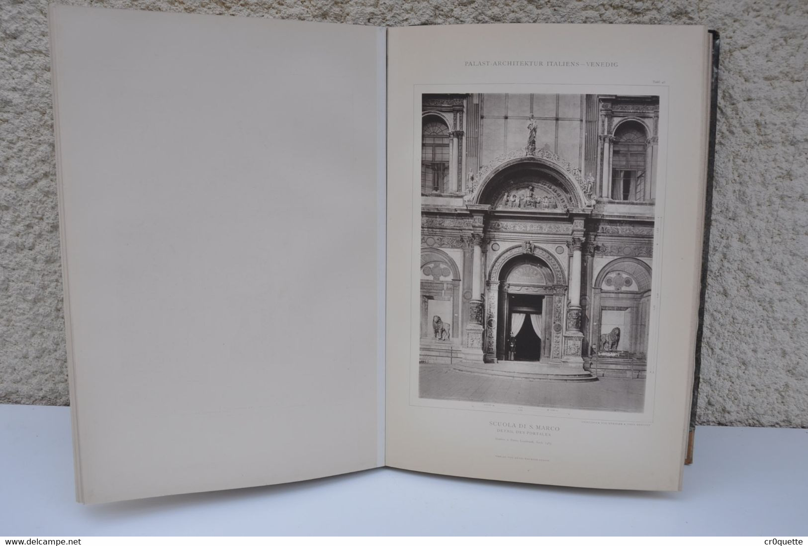 VENISE TOSCANE  ITALIE - 97 PLANCHES de PALAIS VENITIENS en 1903