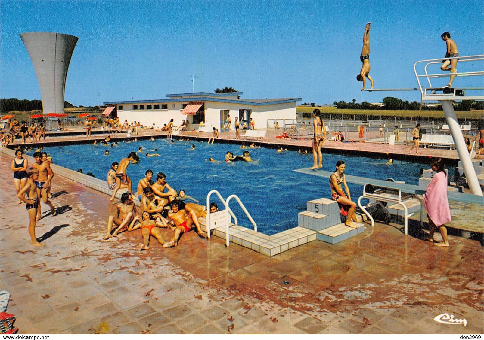 MAUZE-sur-le-MIGNON - La Piscine - Architecte Le Sauter à Niort - Plongeoir, Plongeur Acrobatique - Mauze Sur Le Mignon