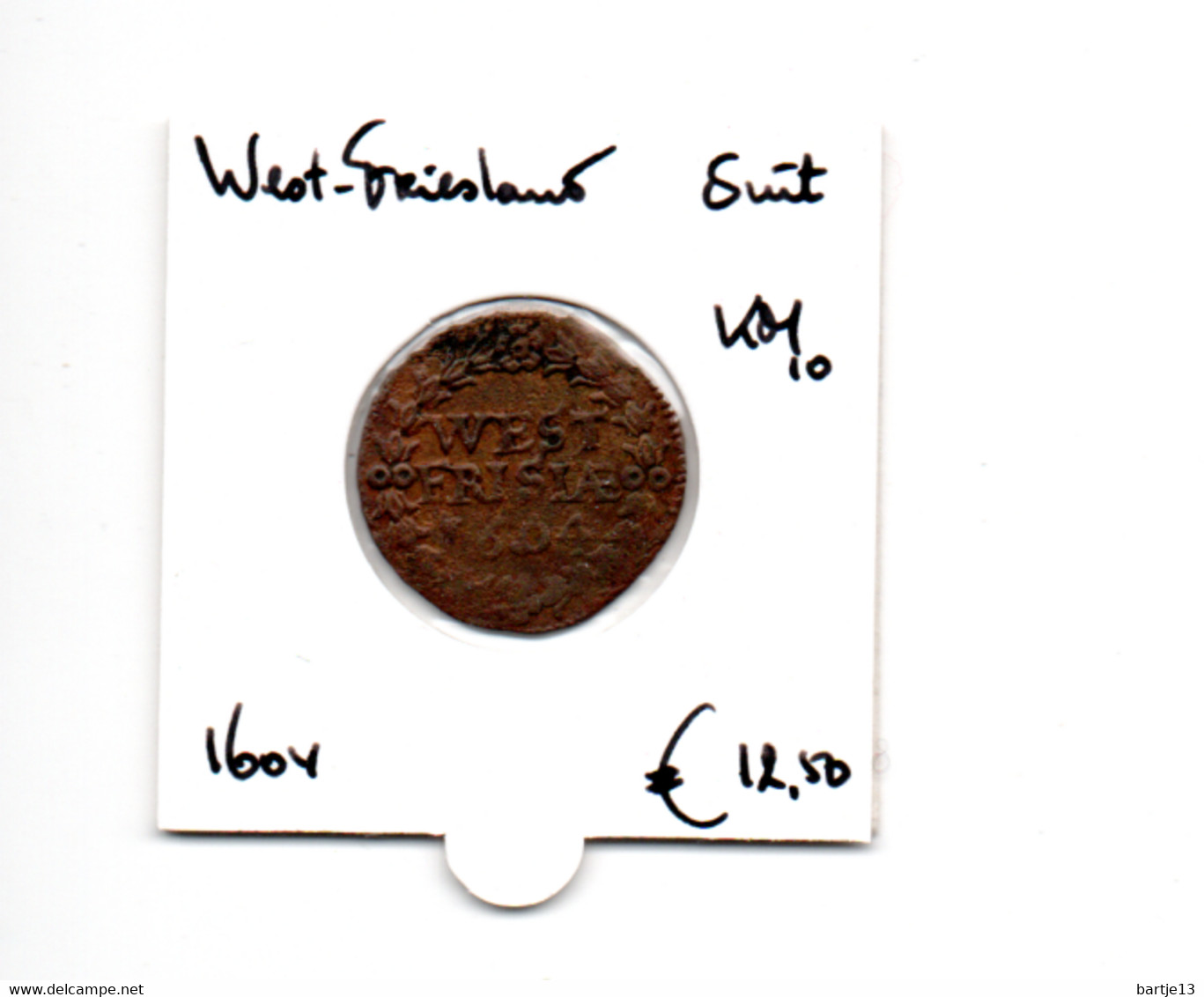 NEDERLAND WEST FRIESLAND DUIT 1604 - Provincial Coinage