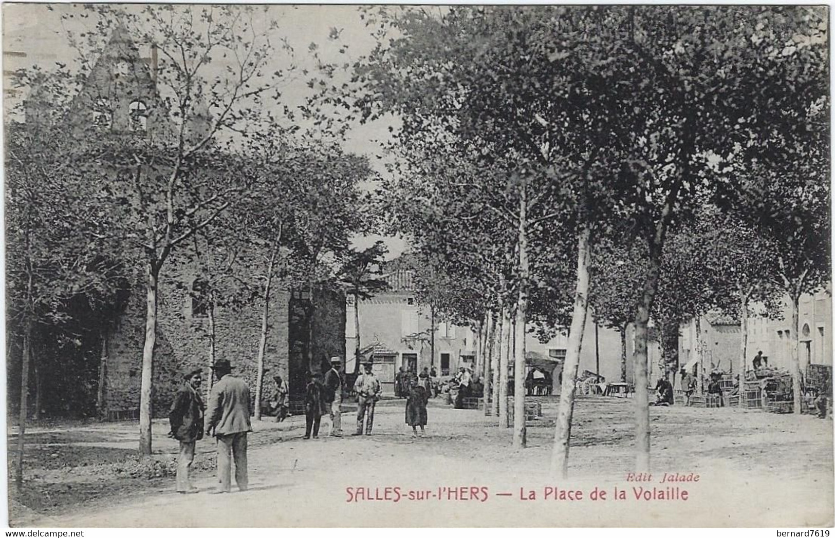 11  Salles Sur L'hers   La Place De La Volaille - Salleles D'Aude